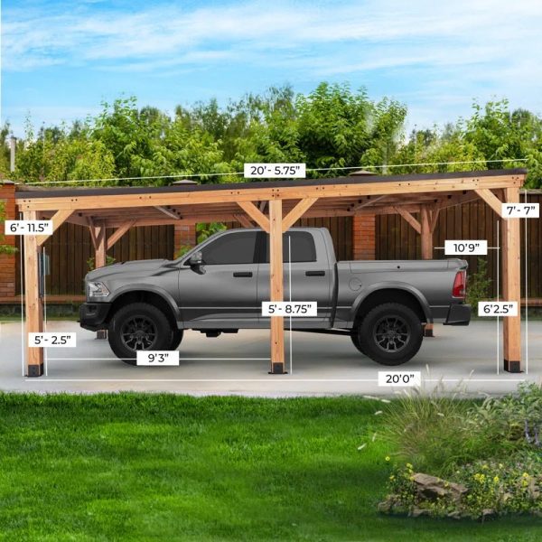 20′ X 12′ Kingsport Carport Gazebo - Image 3