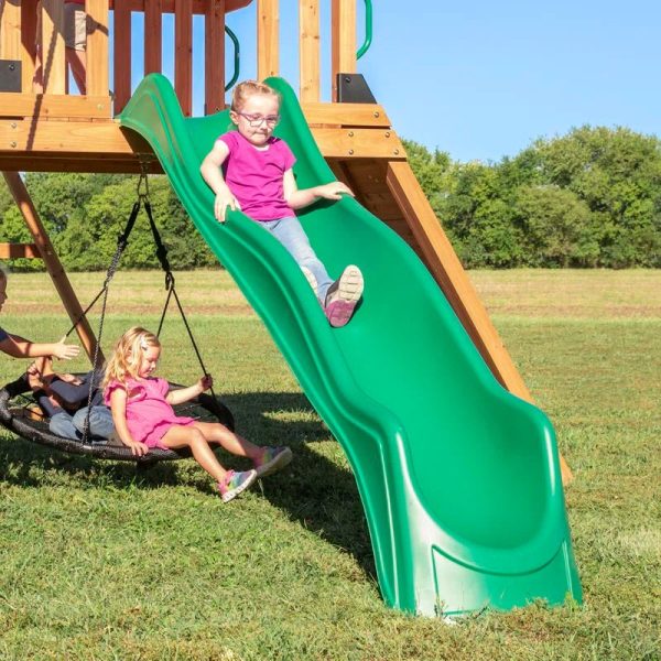 Endeavor All Cedar Wooden Swing Set - Image 6