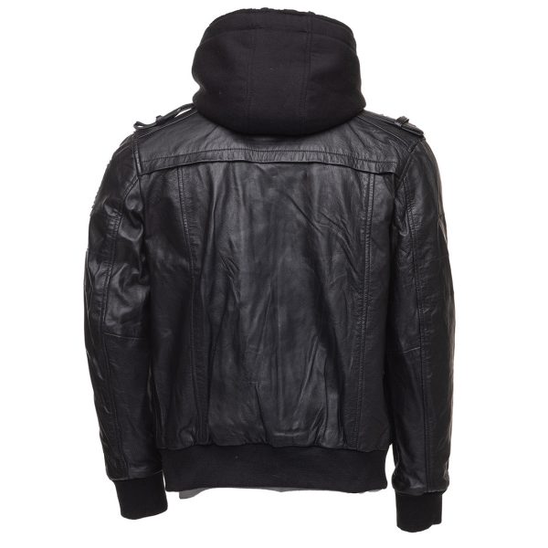 Daniel Clark – Iron Hawk Hooded Bomber Jacket - Image 2