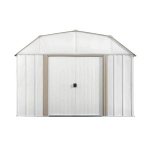 Arrow 10 ft x 14 ft Lexington Galvanized Steel Storage Shed - Image 7
