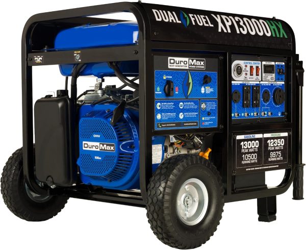 DuroMax 13000 Watt, Tri Fuel Portable Generator, w/ CO Alert - Image 10