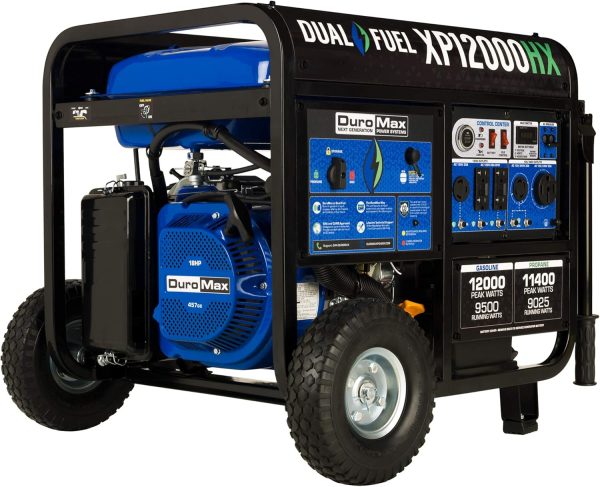 DuroMax 13000 Watt, Tri Fuel Portable Generator, w/ CO Alert - Image 12