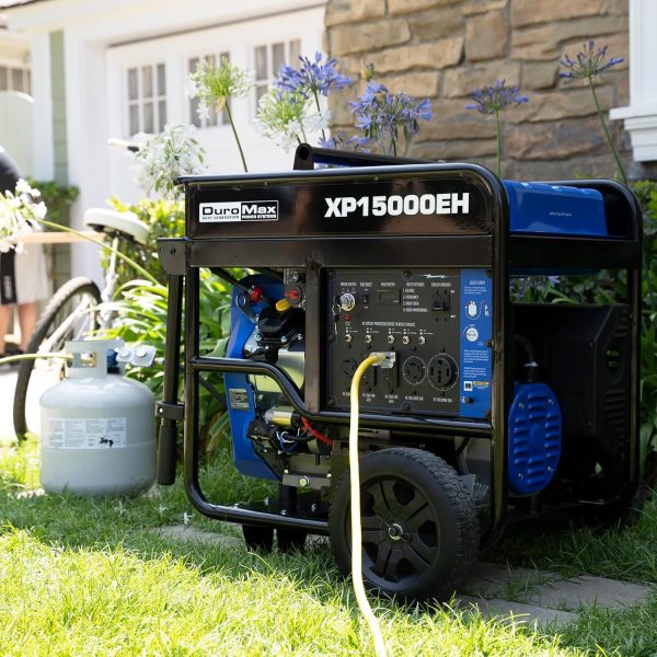 DuroMax XP13000EH Dual Fuel Portable Generator 13000 Watt Gas - Image 12