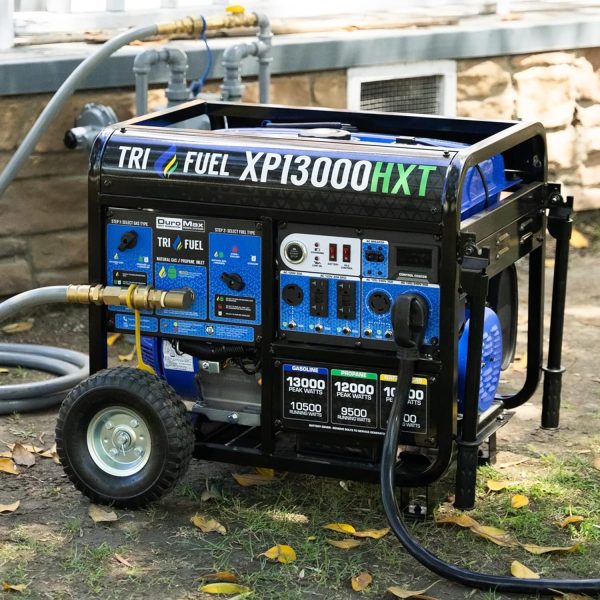 DuroMax 13000 Watt, Tri Fuel Portable Generator, w/ CO Alert - Image 30