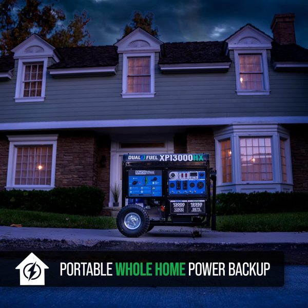 DuroMax 13000 Watt, Tri Fuel Portable Generator, w/ CO Alert - Image 33