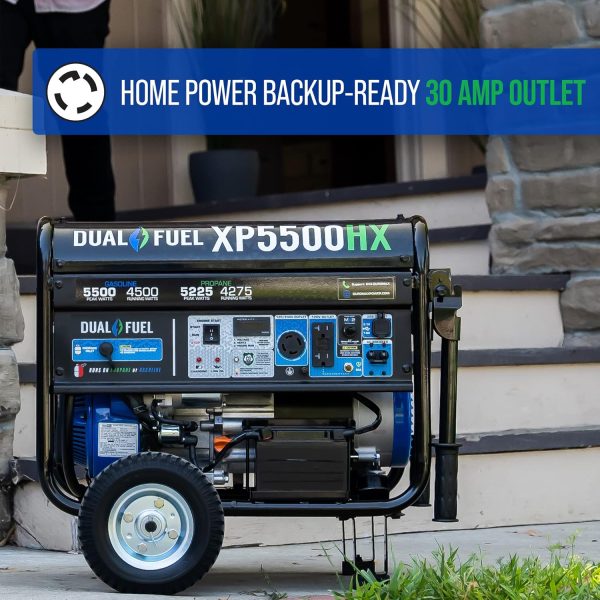 DuroMax 13000 Watt, Tri Fuel Portable Generator, w/ CO Alert - Image 49