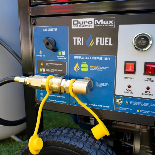 DuroMax 13000 Watt, Tri Fuel Portable Generator, w/ CO Alert - Image 7