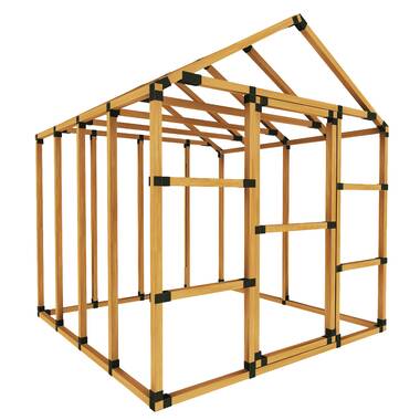 E-Z Frames 8′ W x 10′ D DIY Storage Shed Kit - Image 4