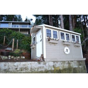 Outdoor Living Today 8 ft. W x 12 ft. D Cedar Wood Sunshed Garden Shed
