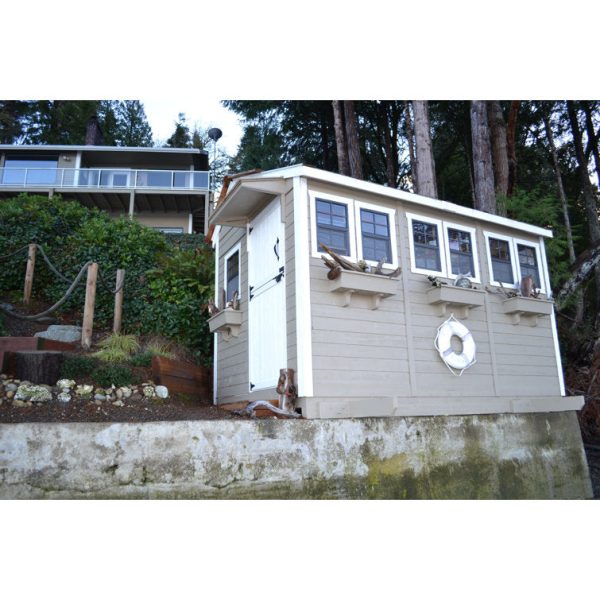 Outdoor Living Today 8 ft. W x 12 ft. D Cedar Wood Sunshed Garden Shed