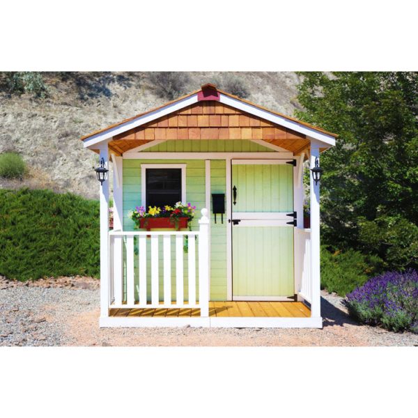 Outdoor Living Today 8 ft. W x 12 ft. D Santa Rosa Cedar Wood Garden Shed - Image 5