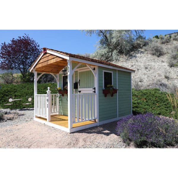 Outdoor Living Today 8 ft. W x 12 ft. D Santa Rosa Cedar Wood Garden Shed - Image 3