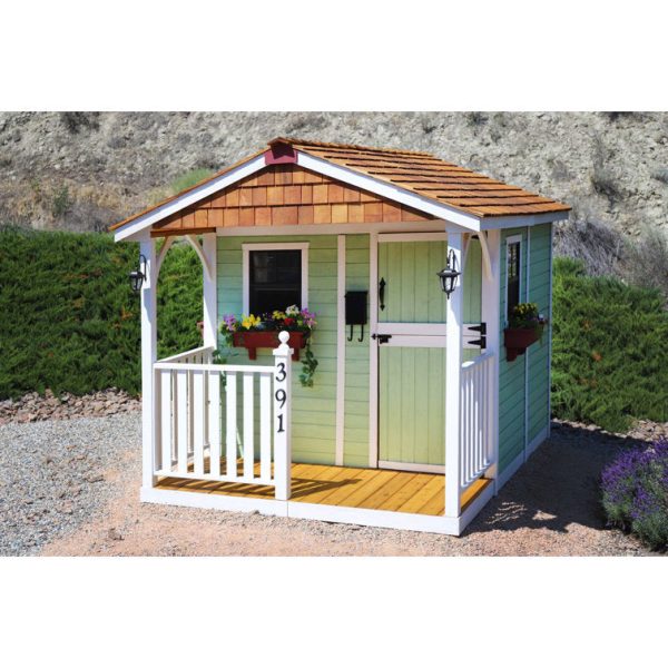 Outdoor Living Today 8 ft. W x 12 ft. D Santa Rosa Cedar Wood Garden Shed - Image 4