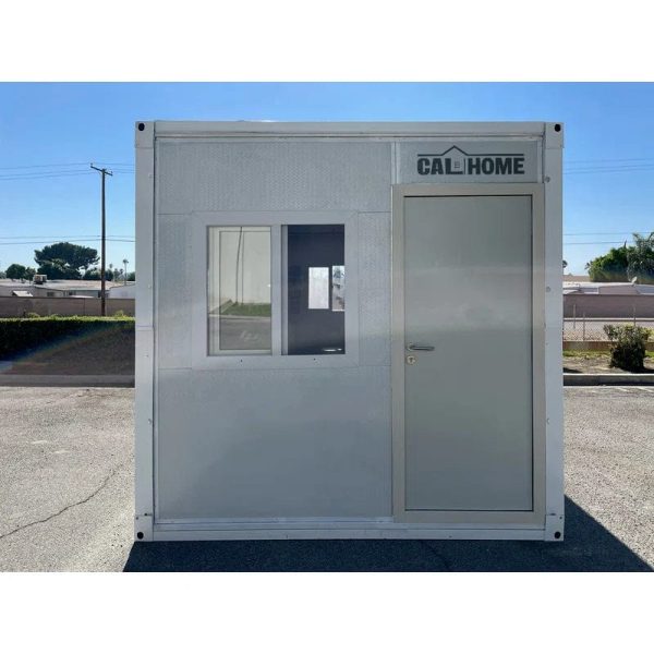 8 ft. W x 19 ft. 1 in. D Galvanized Steel Assembled Tiny House Storage Shed - Image 3