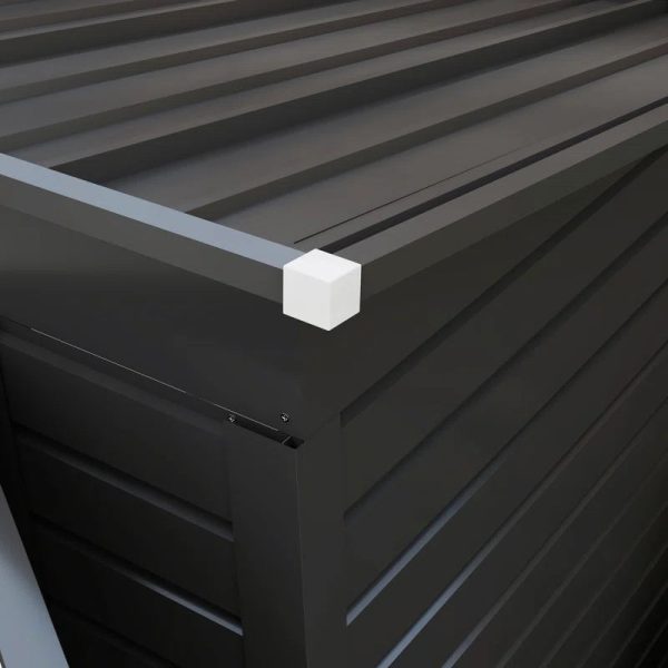 8 ft. W x 4 ft. D Galvanized Steel Horizontal Storage Shed - Image 6