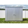 Arrow 8 ft. W x 4 ft. D Metal Portable Storage Shed