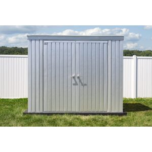 Arrow 8 ft. W x 4 ft. D Metal Portable Storage Shed