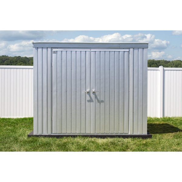 Arrow 8 ft. W x 4 ft. D Metal Portable Storage Shed