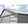 Arrow 8 ft. W x 4 ft. D Metal Portable Storage Shed - Image 6