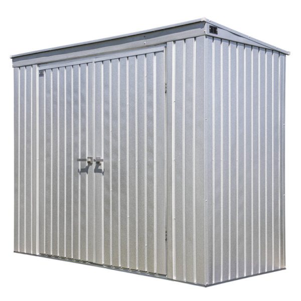 Arrow 8 ft. W x 4 ft. D Metal Portable Storage Shed - Image 3