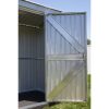Arrow 8 ft. W x 4 ft. D Metal Portable Storage Shed - Image 7