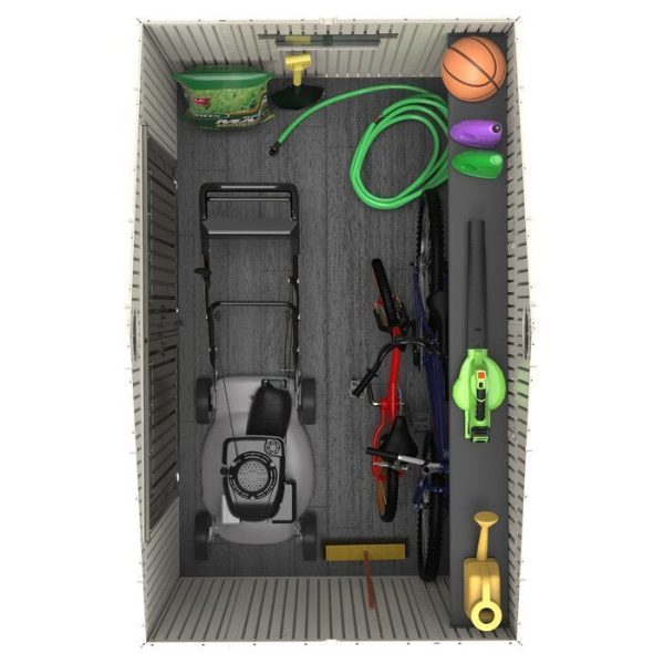 8 ft. W x 5 ft. D Plastic Storage Shed - Image 3