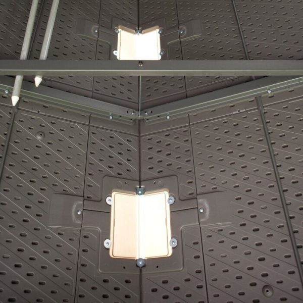 8 ft. W x 5 ft. D Plastic Storage Shed - Image 4