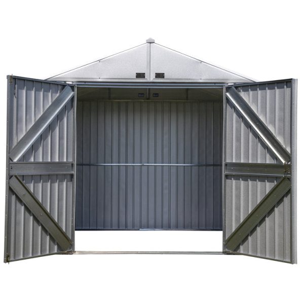 Arrow 8 ft. W x 6 ft. D Galvanized Steel Portable Storage Shed - Image 3