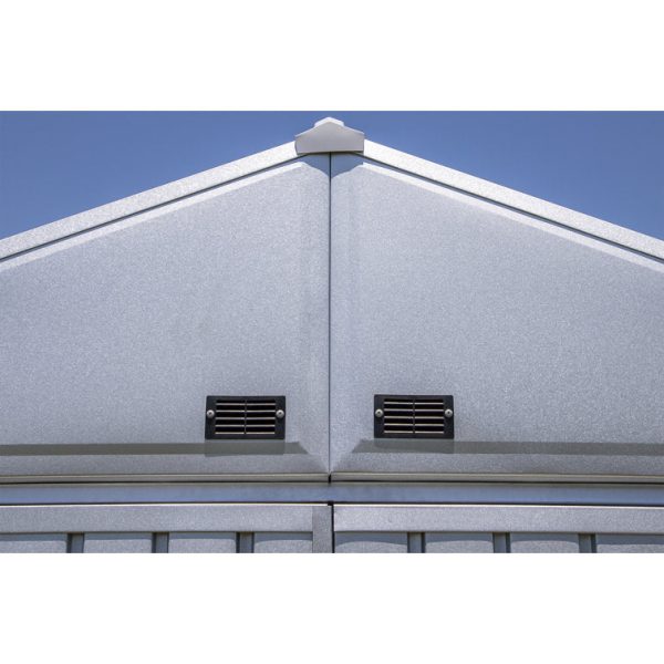 Arrow 8 ft. W x 6 ft. D Galvanized Steel Portable Storage Shed - Image 7