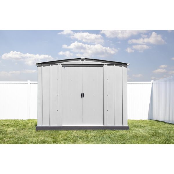 Arrow 8 ft. W x 6 ft. D Galvanized Steel Storage Shed - Image 2