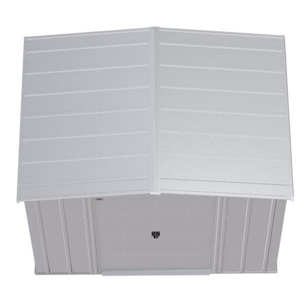 Arrow 8 ft. W x 6 ft. D Galvanized Steel Storage Shed - Image 11