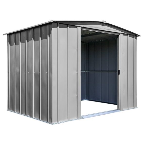 Arrow 8 ft. W x 6 ft. D Galvanized Steel Storage Shed - Image 13