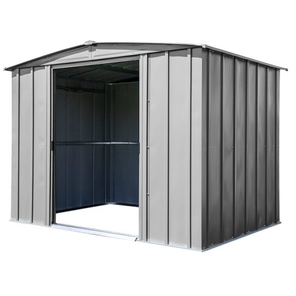 Arrow 8 ft. W x 6 ft. D Galvanized Steel Storage Shed - Image 9
