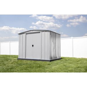 Arrow 8 ft. W x 6 ft. D Galvanized Steel Storage Shed