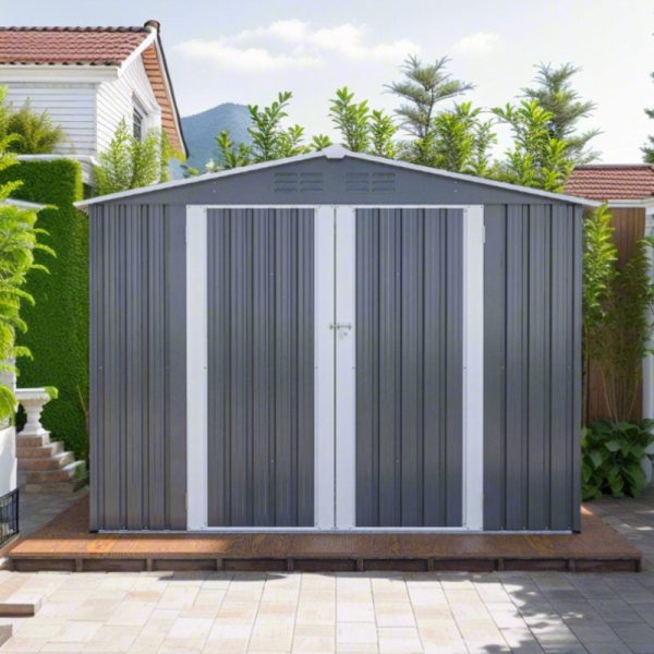 8 ft. W x 6 ft. D Metal Storage Shed - Image 7