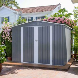 8 ft. W x 6 ft. D Metal Storage Shed