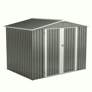 8 ft. W x 6 ft. D Metal Storage Shed - Image 3