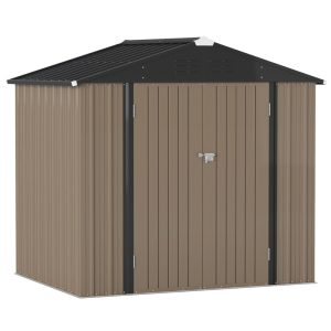 8 ft. W x 6 ft. D Metal Storage Shed