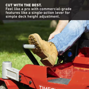 Timecutter 54 In. Ironforged Deck 23 HP Kawasaki V-Twin Gas Dual Hydrostatic Zero Turn Riding Mower with Myride CARB - Image 7