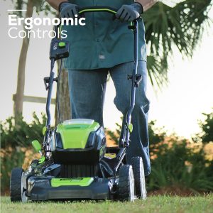 Greenworks 80V 21" Self Propelled Mower 5Ah Battery & Charger - Image 10