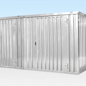 4M X 4.2M Side Linked Flat Pack Container Bundle (Galvanised) - Image 2