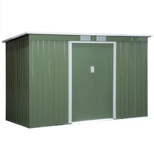 9 ft. W x 4 ft. D Metal Lean-To Storage Shed