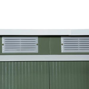 9 ft. W x 4 ft. D Metal Lean-To Storage Shed - Image 3