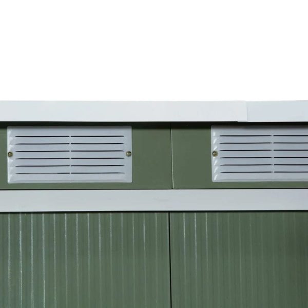 9 ft. W x 4 ft. D Metal Lean-To Storage Shed - Image 3