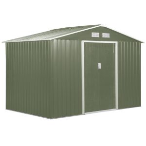 9 ft. W x 6 ft. D Galvanized Steel Storage Shed - Image 3
