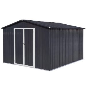 9 ft. W x 6 ft. D Metal Storage Shed