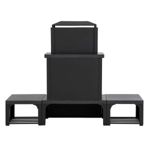 Sunjoy 58 in. Wood Burning Fireplace, Steel Outdoor Fireplace with Chimney, Log Holders, Fireplace Tool, and PVC Cover - Image 33