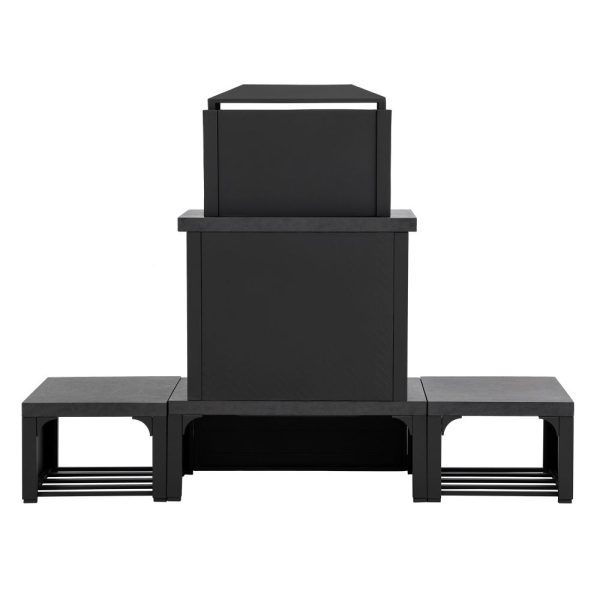 Sunjoy 58 in. Wood Burning Fireplace, Steel Outdoor Fireplace with Chimney, Log Holders, Fireplace Tool, and PVC Cover - Image 33