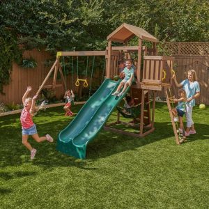 Adventure Vista Wooden Swing Set