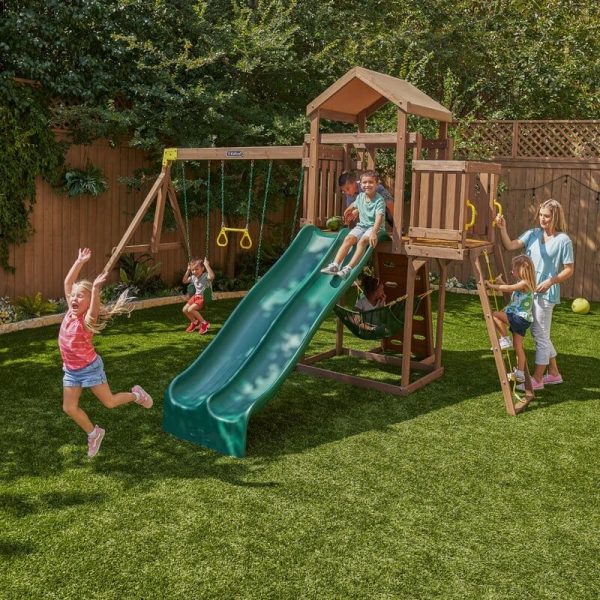 Adventure Vista Wooden Swing Set